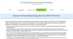 Desktop Screenshot of friendsdatenetwork.com